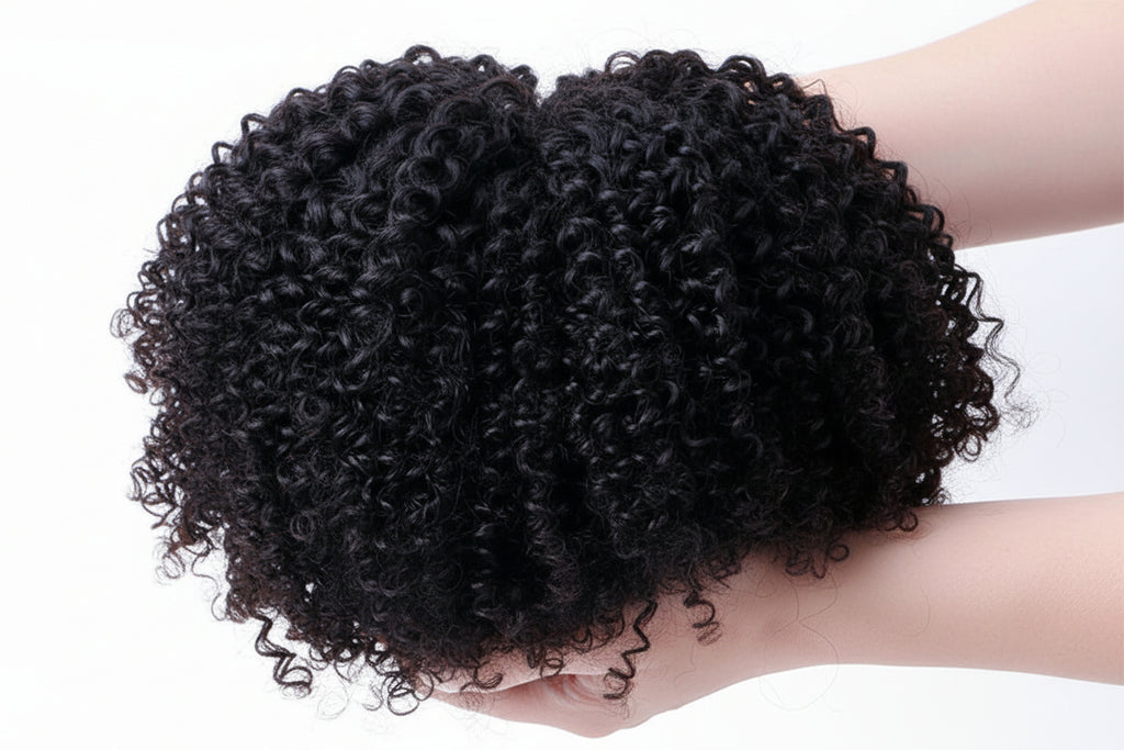 Tissage kinky curly cheveux humains vierges indiens - vue 4