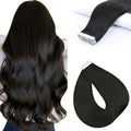 Extensions adhésives tape-in noir naturel raw remy - vue 1