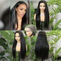Perruque full frontal lace lisse 280% couleur naturelle - vue 1