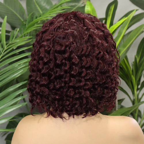 Perruque bob deep wave 250% 13x4 cheveux humains vierges Remy - vue 2