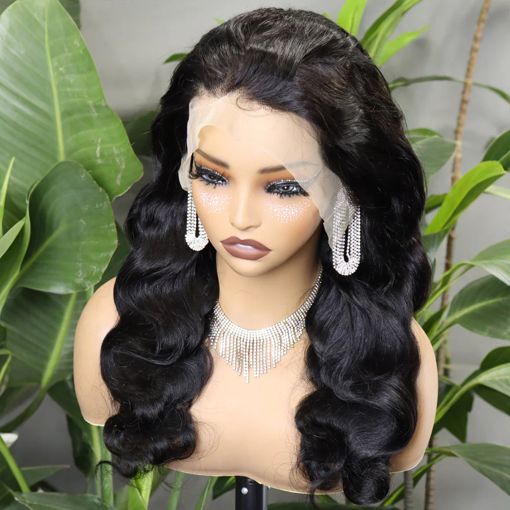 Perruque lace front premium body wave 280% couleur naturelle - vue 2