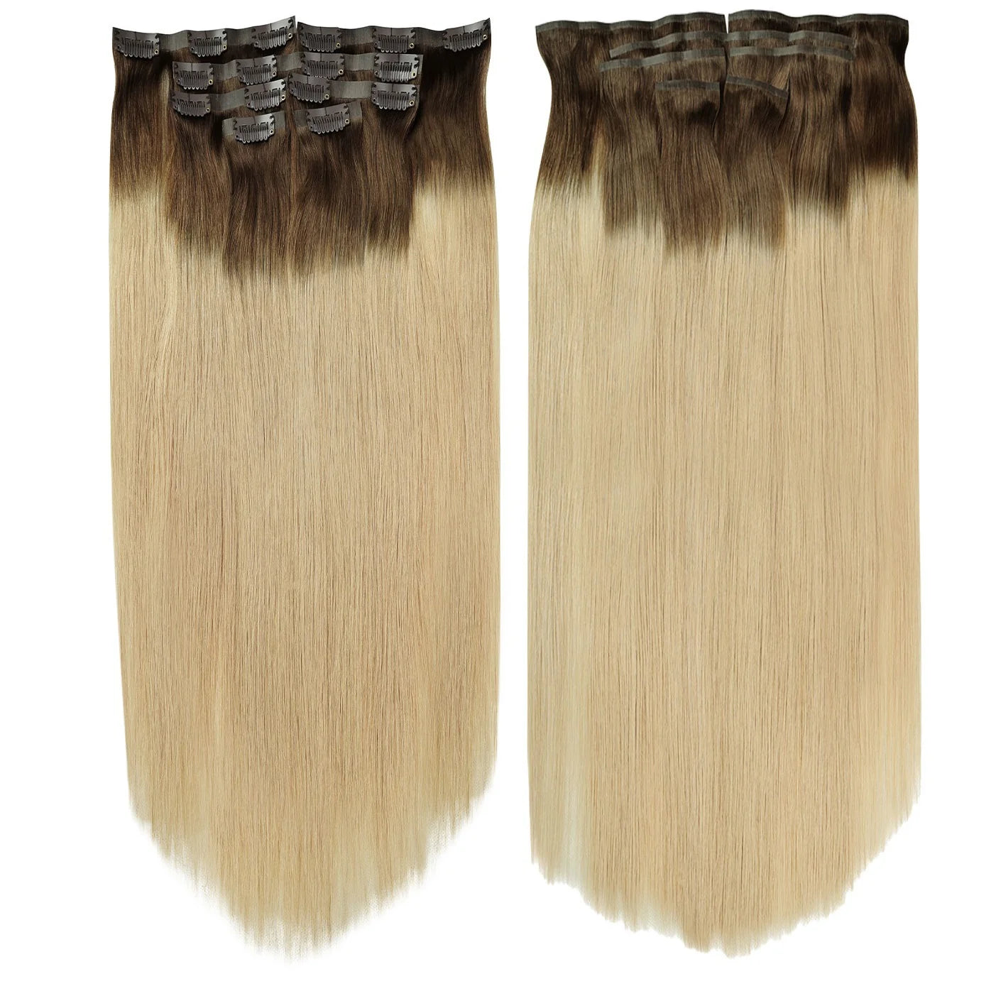 Extensions clips invisibles sans couture cheveux humains Remy - vue 7
