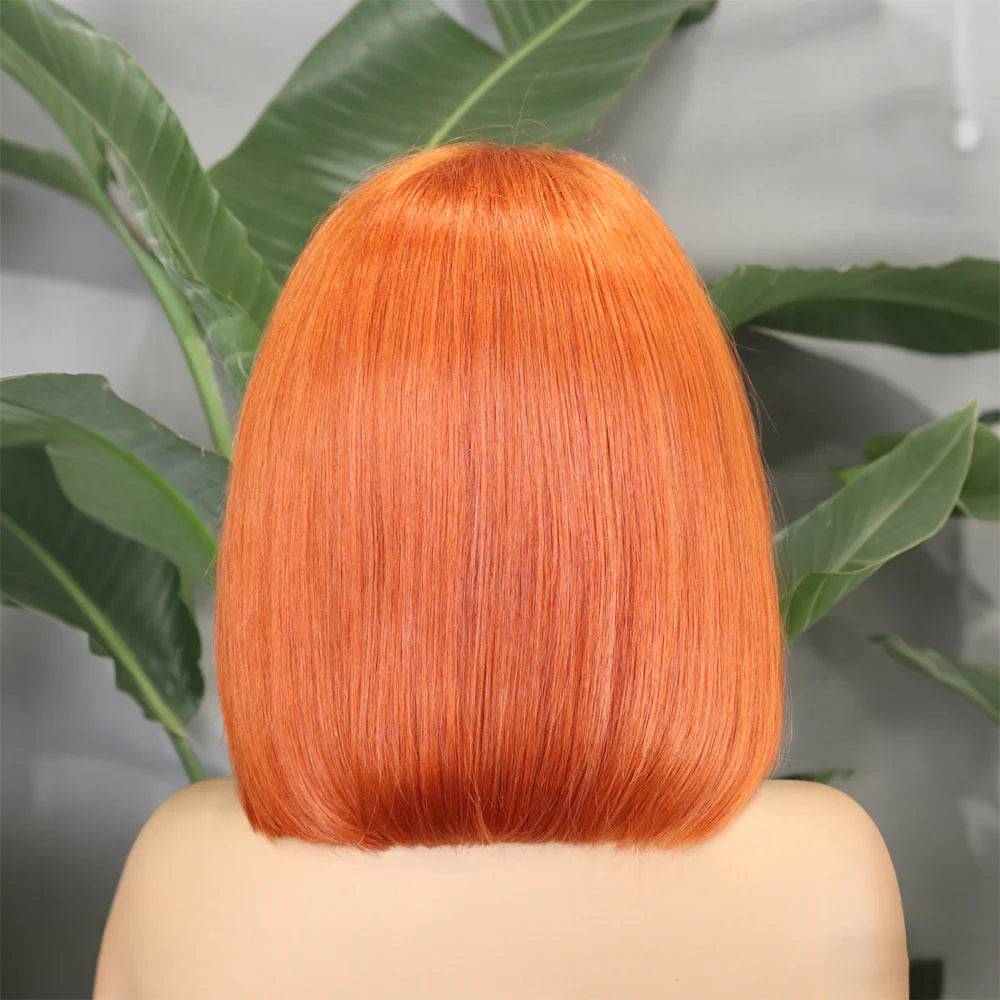 Perruque bob closure 4x4 HD lisse cheveux humains bruts vierges Remy - vue 8