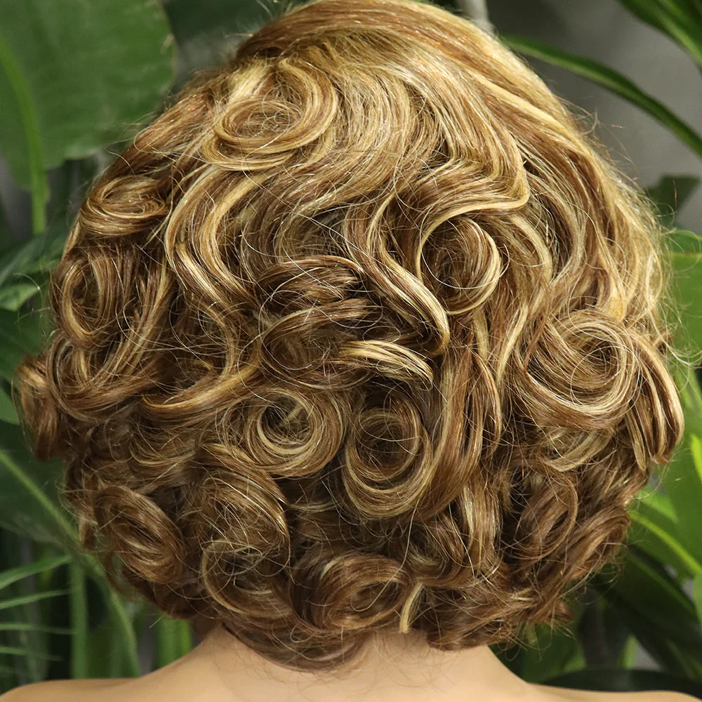 Perruque lace front pixie 13x4 cheveux humains vierges Remy - vue 2