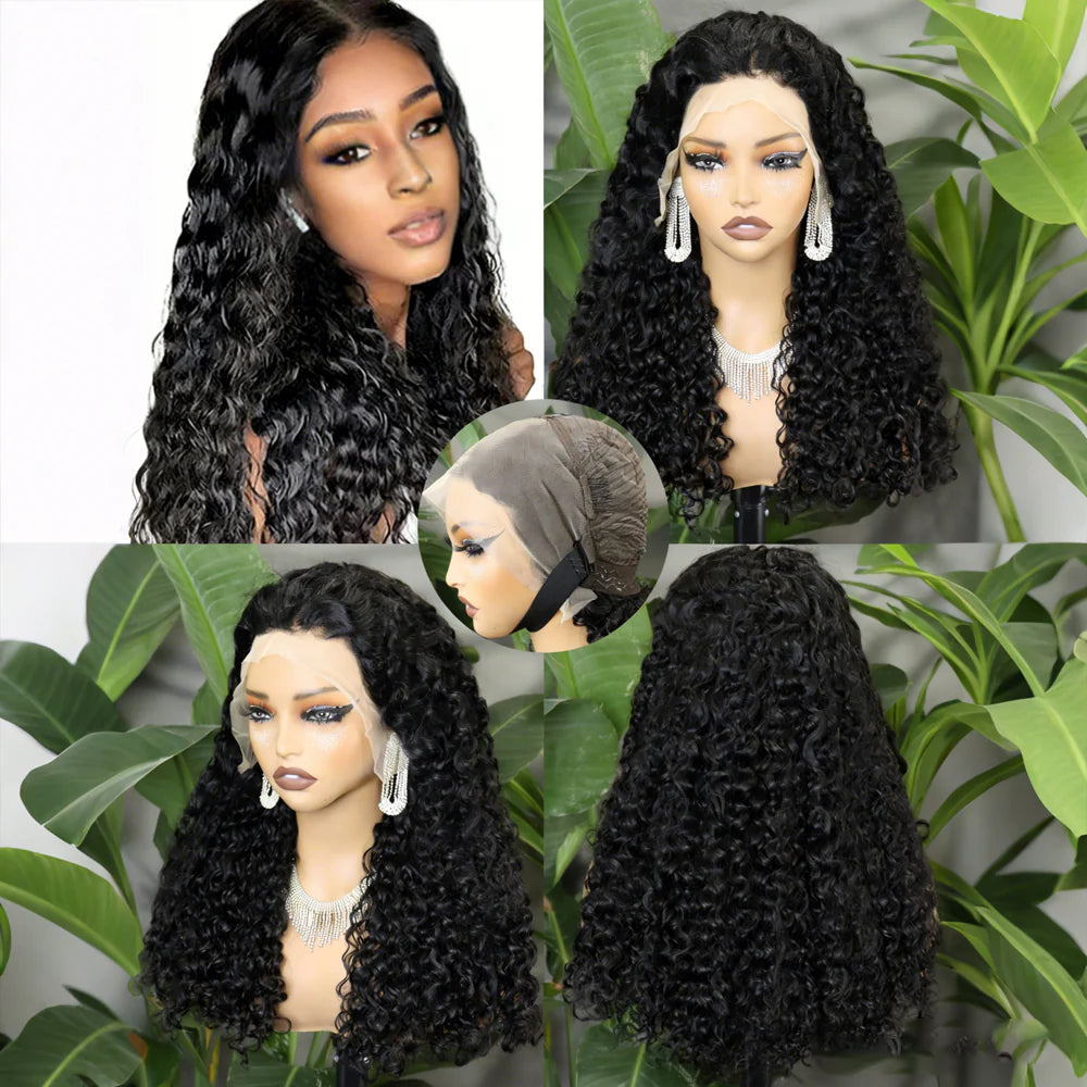 Perruque glueless water wave 350% couleur naturelle - vue 1