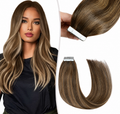 Extensions adhésives invisibles 22 pouces cheveux humains premium Remy - vue 1