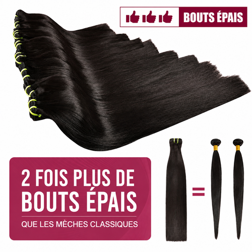 Tissage cheveux humains bruts vietnamiens 100% Remy - vue 2