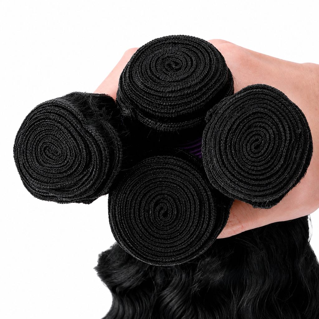 Tissage Remy loose deep wave noir naturel 1 pièce - vue 3