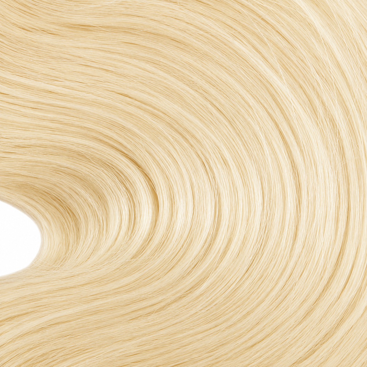 Tissage body wave cheveux humains Remy blond platine 613 - vue 5