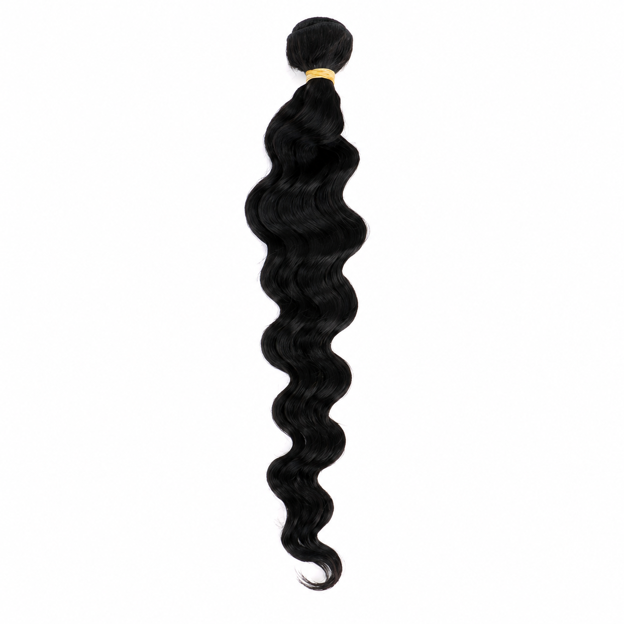 Tissage loose wave malaisien cheveux humains Remy noir naturel - vue 2
