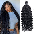 Mèches deep curly sans trame cheveux humains noir naturel - vue 1