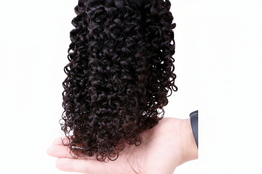 Tissage deep curly brésilien cheveux humains Remy noir naturel - vue 4