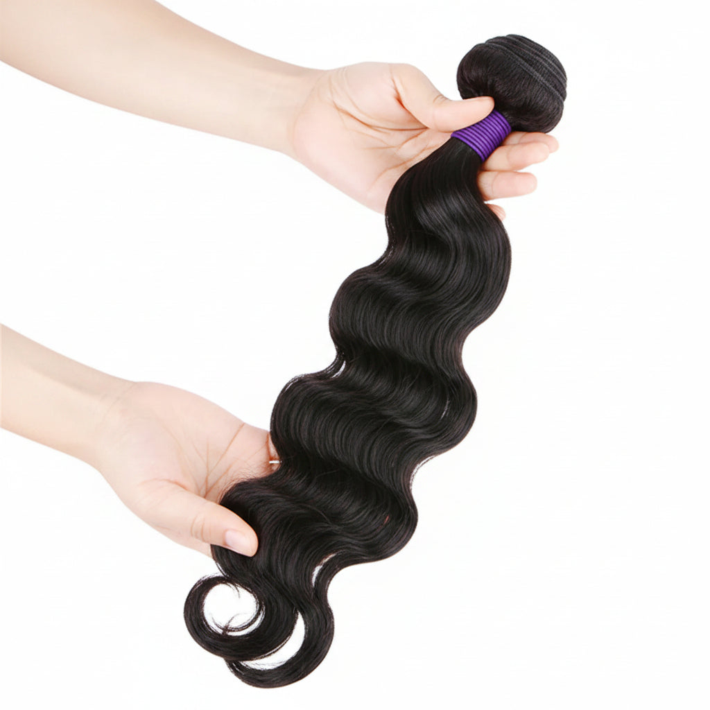 Tissage body wave cheveux humains vierges 100% naturels - vue 2