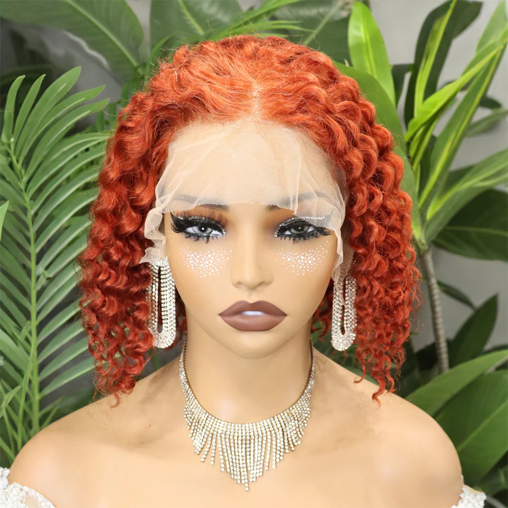Perruque bob deep wave 250% 13x4 cheveux humains vierges Remy - vue 8
