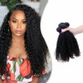 Tissage kinky curly cheveux humains vierges indiens - vue 1