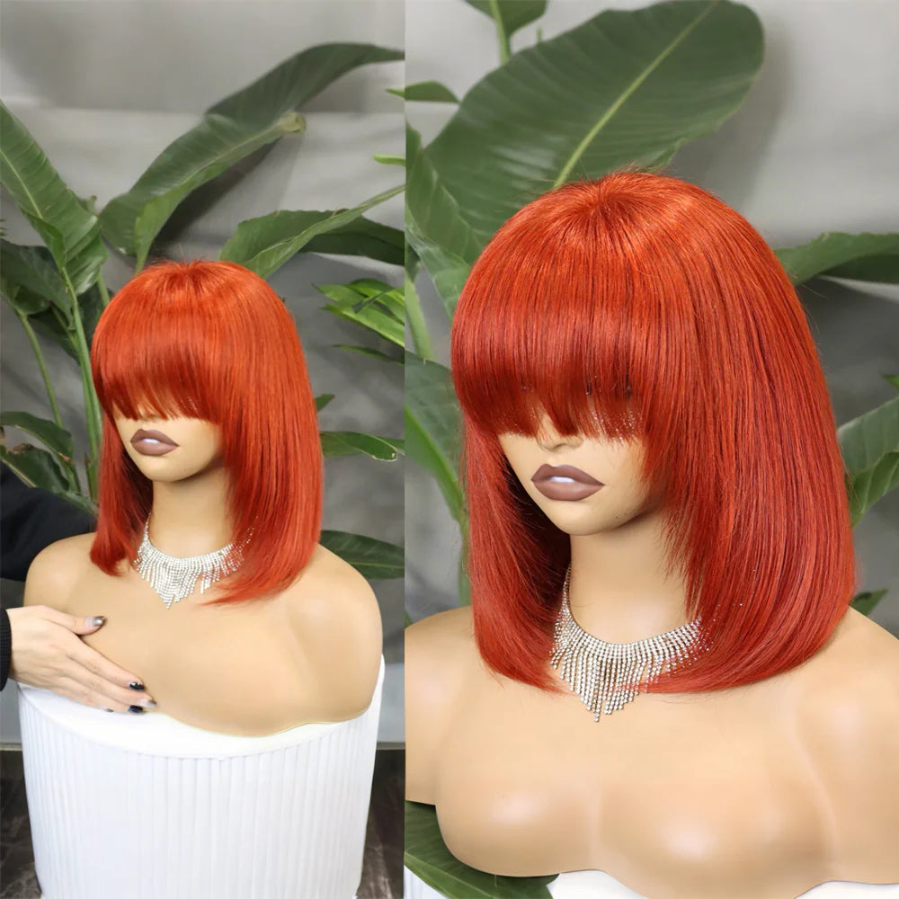 Perruque bob closure 4x4 HD lisse cheveux humains bruts vierges Remy - vue 9