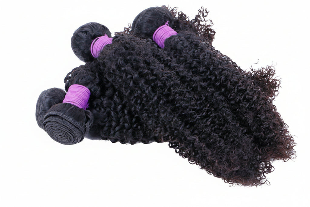 Tissage kinky curly cheveux humains vierges indiens - vue 3
