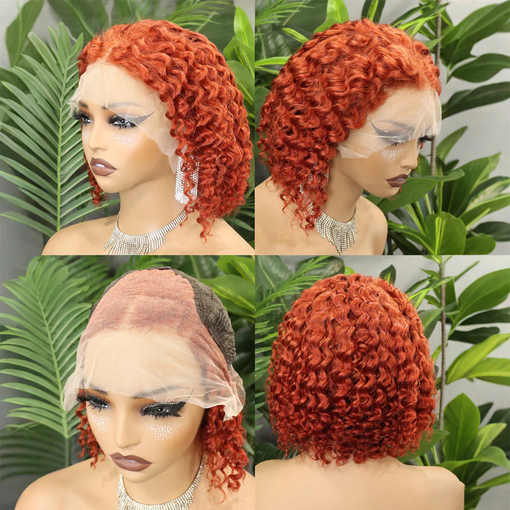 Perruque bob deep wave 250% 13x4 cheveux humains vierges Remy - vue 7